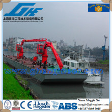 knuckle hydraulic boat deck Marine ship crane